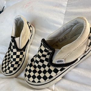 VANS TODDLER 6.5 CHECKERED